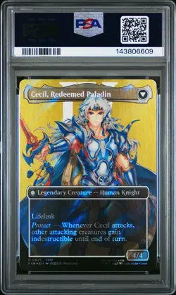 PSA 10 MTG FINAL FANTASY SURGE CECIL, DARK KNIGHT/CECIL, REDEEMED PALADIN 0525 - Image 3