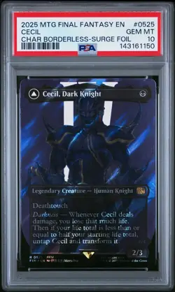 PSA 10 MTG FINAL FANTASY SURGE CECIL, DARK KNIGHT/CECIL, REDEEMED PALADIN 0525 - Image 5