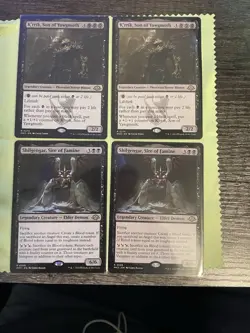 K'rrik, Son of Yawgmoth And Shilgengar, Site Of Famine Modern Horizons 3 Regular - Image 1