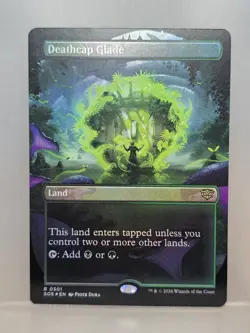 Deathcap Glade - Secrets of Strixhaven Extended Art Foil Rare #0301 NM MTG - Image 1