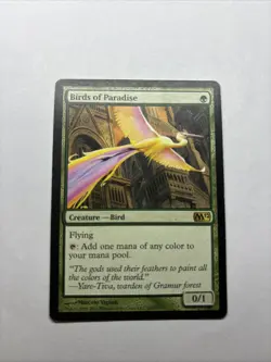 MTG Birds Of Paradise- Magic 2012 (m12) Rare- MP - Image 1