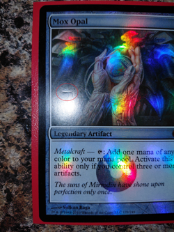 Foil Mox Opal Scars of Mirrodin Moderately Played - Image 3
