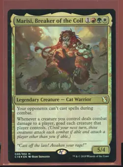 Marisi, Breaker of the Coil Foil Mythic Ex/NM Commander C19 Magic the Gathering - Image 1