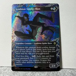 SYMBIOTE SPIDER-MAN (BORDERLESS) MARVEL'S SPIDER-MAN MTG FOIL 217 LP - Image 1