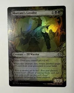 Morcant's Loyalist (Showcase) Lorwyn Eclipsed Foil NM 341 MTG - Image 1