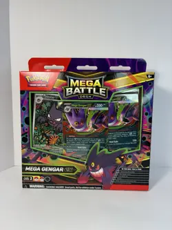 Pokemon TCG Mega Battle Deck Mega Gengar ex - Sealed - Small Tear In Front - Image 1