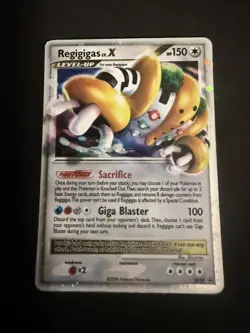 Regigigas LV.X DP30 Black Star Promo Holo Pokemon TCG Card LP Condition - Image 1