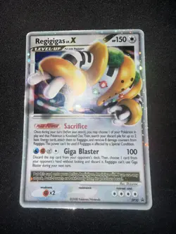 Regigigas LV.X DP30 Black Star Promo Holo Pokemon TCG Card LP Condition - Image 2