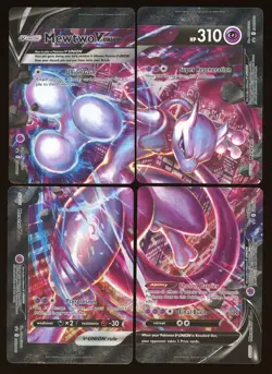 Pokemon TCG Mewtwo V-Union Set Sword & Shield Black Star Promo - Image 1