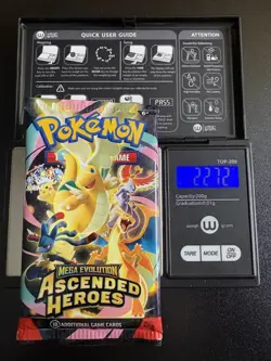 HEAVY! GOD PACKUU SIRUU 22.72g Ascended Heroes Pokemon TCG Booster (SEALED) - Image 1