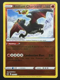 Radiant Charizard 020/159 Radiant Rare Crown Zenith Pokemon Near Mint - Image 1