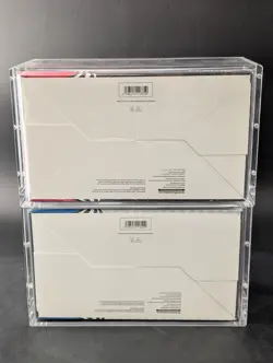 2x Pokemon Black Bolt White Flare Sealed Booster Bundle Display Case W/Acrylic - Image 2