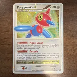 Pokemon Porygon-Z LV.X Ultra Rare Holo Majestic Dawn 100/100 Card - Image 1