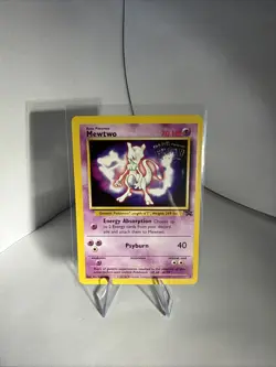 Pokemon Mewtwo Promo Card 03/53 Kids WB Movie 70 HP Wizards 1999 - Image 1