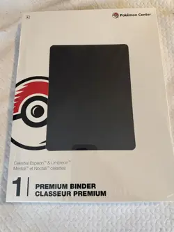 Pokemon Center Celestial Espeon & Umbreon Premium TCG Binder - New and Sealed - Image 1