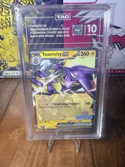 TAG 10 Toxtricity ex 215 Illustration Contest 2024 Scarlet Violet Pokemon UR - Image 1