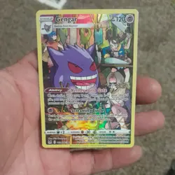 Pokemon Gengar Ultra Rare Full Art Holo Lost Origin TG06/TG30 120 HP - Image 1