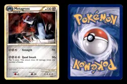 METAGROSS 18/90 R HGSS UNDAUNTED POKEMON LP - Image 3