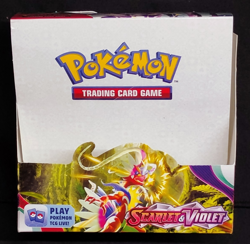 EMPTY Pokemon TCG Scarlet & Violet SV01 1st Series Booster Box Display NO Packs - Image 1