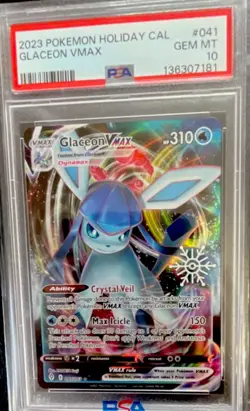 Pokemon Glaceon VMAX 041/203 Holo English 2023 PSA 10 310HP - Image 1