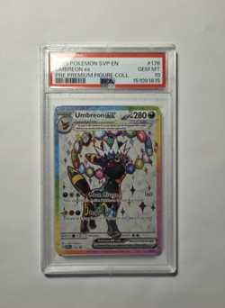 2025 POKEMON SVP EN-SV BLACK STAR PROMO 175 176 UMBREON ESPEON SEQUENTIAL PSA 10 - Image 3