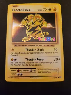 Electabuzz Pokemon Toys R Us Promo XY-Evolutions 41/108 NM - Image 1