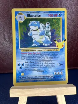 Blastoise Holo Rare Pokemon Celebrations 25th Anniversary 2/102 Pack Fresh M-NM - Image 1