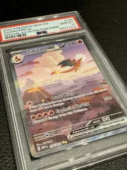 Pokemon Charizard EX 151 MEW EN Special Illustration Rare #199 PSA 10 GEM MINT - Image 3