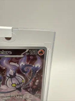 2025 Pokemon WHITE FLARE Chandelure 103/086 Illustration Rare IR NM - Image 3