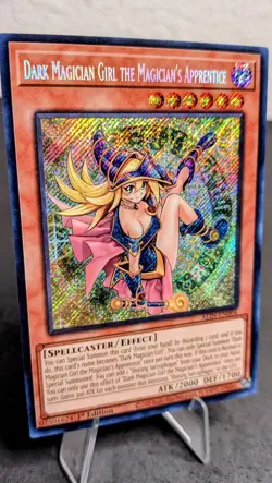 Dark Magician Girl the Magician’s Apprentice ALIN-EN004 Secret Rare NM Yugioh - Image 2