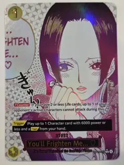 You'll Frighten Me... (Alt Art) OP14-118 R The Azure Sea's Seven - ONE PIECE NM - Image 1