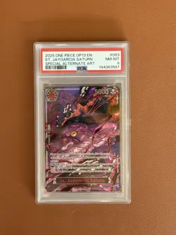 One Piece OP13 Five Elders Demon God Pack Sequential Set EN PSA 10 with One 8. - Image 3