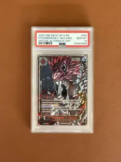 One Piece OP13 Five Elders Demon God Pack Sequential Set EN PSA 10 with One 8. - Image 4