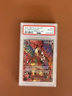 One Piece OP13 Five Elders Demon God Pack Sequential Set EN PSA 10 with One 8. - Image 5