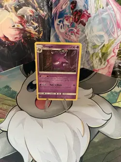 Gengar 38/111 Sm-Crimson Invasion Holo Card NM Condition - Image 1
