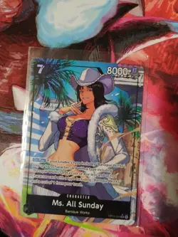 Ms. All Sunday OP14-084 Alt Art Super Rare One Piece Card English NM - Image 1