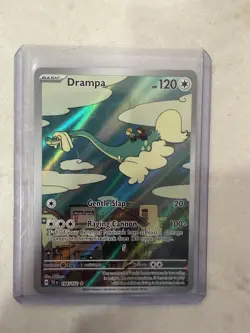 Drampa Pokemon Card 184/162 SV05: Temporal Forces Illustration Rare Holo - Image 1