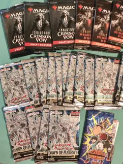 Multiple Boosters Collectible Yu-Gi-Oh MAGIC TCG Trading Card Lot Assorted Anime - Image 2