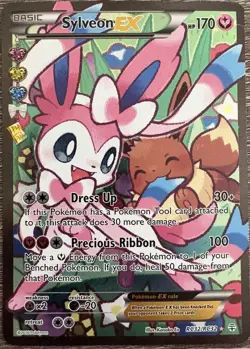 Pokemon Card Sylveon EX RC32/RC32 Generations Ultra Rare Full Art Holo 170HP - Image 1