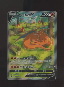 Pokemon Charizard V SWSH260 Black Star Promo Card 2022 Sword and Shield Holo - Image 1