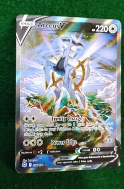 ARCEUS V Alternate Art HOLO RARE Card 166/172 BRILLIANT STARS POKEMON 👁 🔥 - Image 1