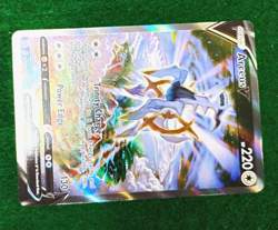 ARCEUS V Alternate Art HOLO RARE Card 166/172 BRILLIANT STARS POKEMON 👁 🔥 - Image 2