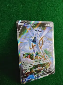 ARCEUS V Alternate Art HOLO RARE Card 166/172 BRILLIANT STARS POKEMON 👁 🔥 - Image 5