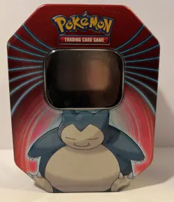 Pokemon TCG Trading Card Game 2021 Snorlax Empty Collector's Tin - Image 1