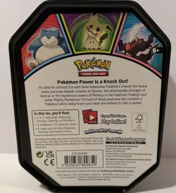 Pokemon TCG Trading Card Game 2021 Snorlax Empty Collector's Tin - Image 2