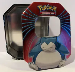 Pokemon TCG Trading Card Game 2021 Snorlax Empty Collector's Tin - Image 3