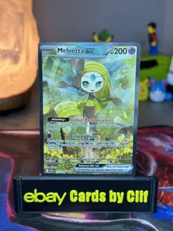 Meloetta EX Black Bolt Special Illustration Rare Pokemon TCG Card 167/086 - Image 3