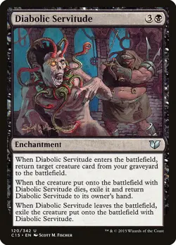 1x Diabolic Servitude NM Eng MTG - Commander 2015 - Image 1