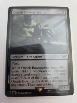 mtg, Orcish Bowmasters Universes Beyond: the Lord of the Rings: NM - Image 1
