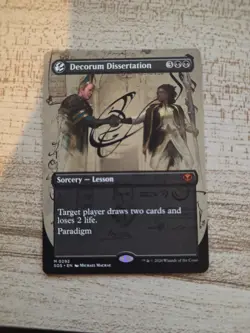 Decorum Dissertation (Borderless) Secrets of Strixhaven Regular - Image 1